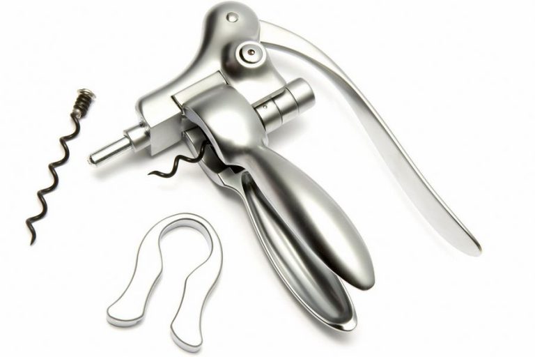 Best Rabbit Wine Opener Metrokane Vertical Rabbit Lever Style Corkscrew with Foil Cutter